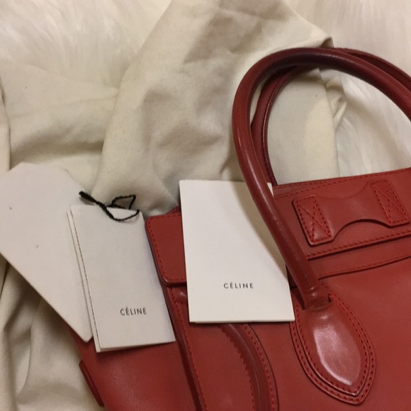 Celine Mini in lipstick red - Picture 4 of 8
